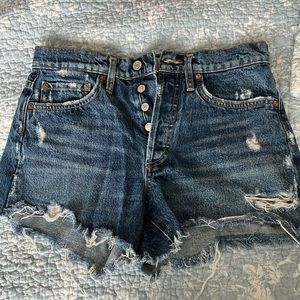 Agolde Parker Vintage Cut-Off Shorts